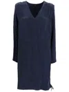 Hugo Boss Dikatta Dress In 蓝色