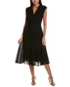 Hugo Boss Diloh Accordion Pleated Midi Dress