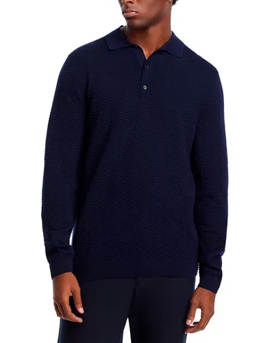 Hugo Boss Zip Polo. In Blu