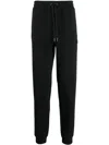 Hugo Boss Logo-plaque Track Pants In Black