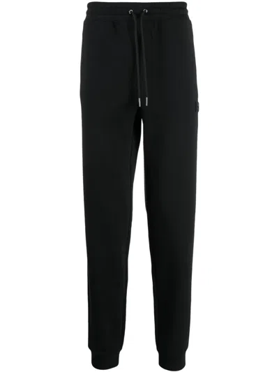 Hugo Boss Logo-plaque Track Pants In Black