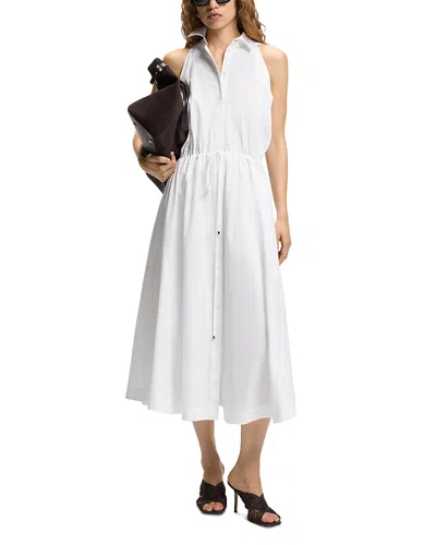Hugo Boss Dimica Sleeveless Midi Shirtdress - Exclusive In White