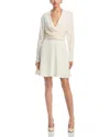 Hugo Boss Boss Dimkai Wrap Front Long Sleeve Dress