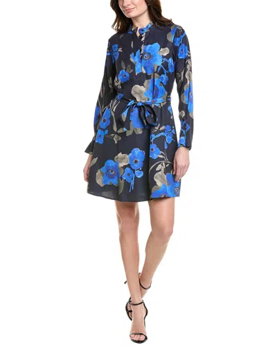 Hugo Boss Dinalea Shift Dress In Blue