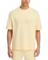 Hugo Boss Dinkee Oversized Logo Tee In Yellow