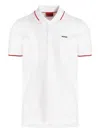 Hugo Boss Dinoso Polo Shirt In White