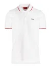 Hugo Boss Dinoso Polo Shirt In White