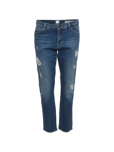Pre-owned Hugo Boss Distressed Jeans In Blue