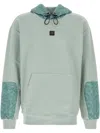 Hugo Boss Tiffany Stretch Cotton Ditcheno Sweatshirt In Grün