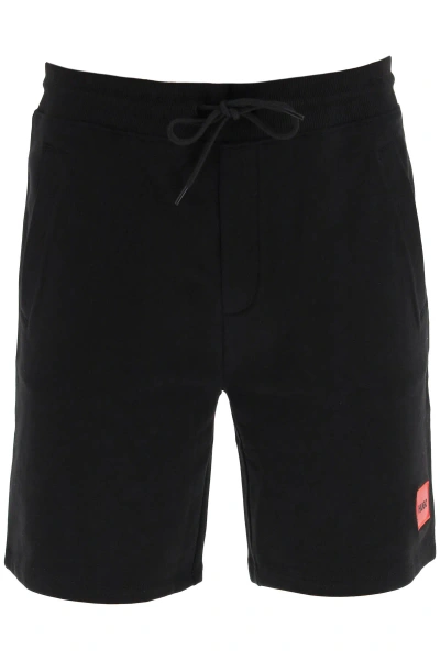 Hugo Boss Diz Sweat Shorts In Black 001 (black)