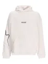 Hugo Boss Doad Hoodie Mit Grafischem Print In Weiss