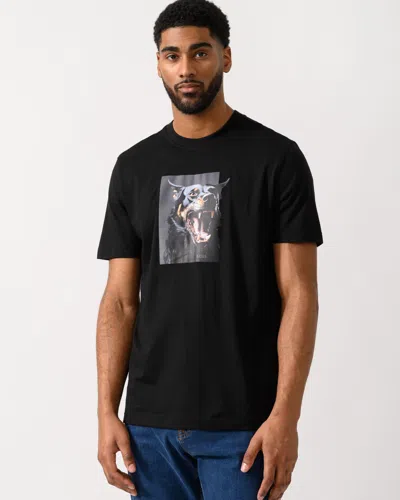 Hugo Boss Doberman Graphic T-shirt In Black
