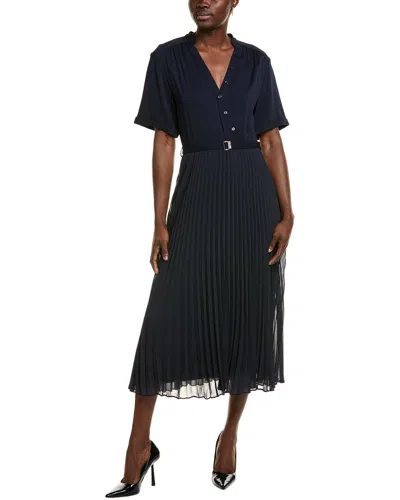 Hugo Boss Docelina Midi Dress In Blue