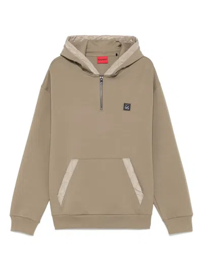 Hugo Boss Dokmani Hoodie In Green