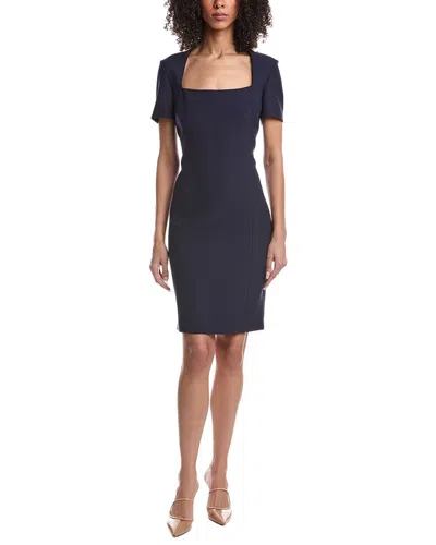 Hugo Boss Domingana Mini Dress In Blue