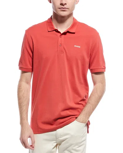 Hugo Boss Donos Polo Shirt In Red