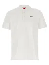Hugo Boss Donos222 Polo Shirt In White