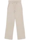 Hugo Boss Double B-monogram Trousers In Neutrals