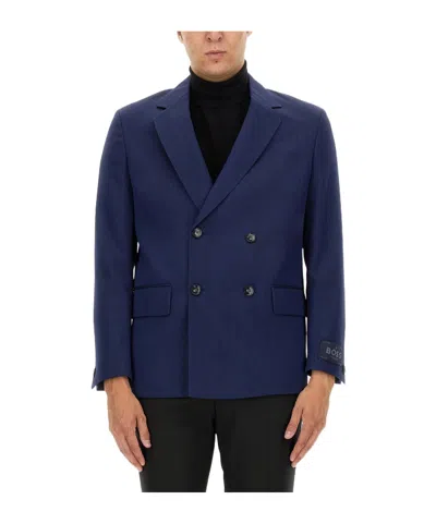HUGO BOSS DOUBLE-BREASTED BLAZER