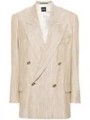 Hugo Boss Pinstriped Double-breasted Blazer