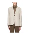 Hugo Boss Double-button Suit Jacket In White