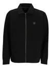 Hugo Boss Sweatshirtjacke Mit Doppel-d-monogramm In Black