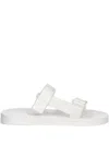Hugo Boss Double-strap Sandals In White