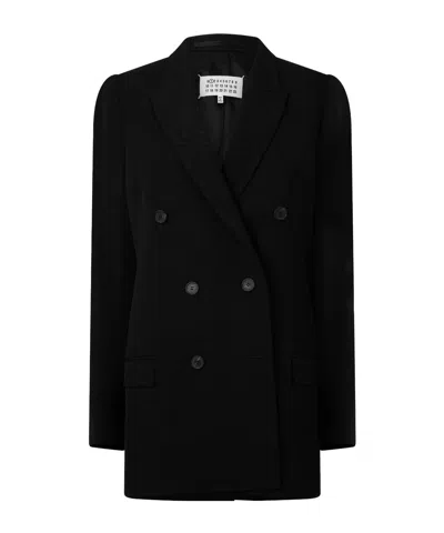 Hugo Boss Doublebreasted Blazers In Black