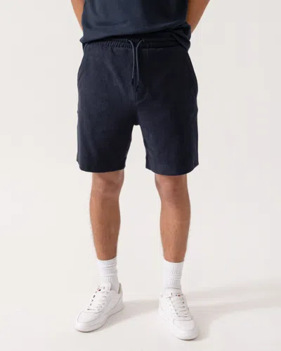 Hugo Boss Doubletowel Mens Shorts In Blue