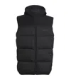 Hugo Boss Down-filled Block Gilet In Black