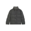 Hugo Boss Down-filled Jacket In Flannel In Black