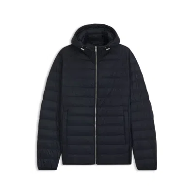 Hugo Boss Down-filled Jacket With Water-repellent Finish In Black