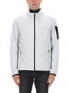 Hugo Boss Boss Grey Polyester Jacket In Gray