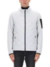 Hugo Boss Boss Grey Polyester Jacket In White