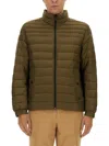 Hugo Boss Lightweight Padded Jacket With Water-repellent Finish In Green