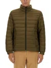Hugo Boss Lightweight Padded Jacket With Water-repellent Finish In Green