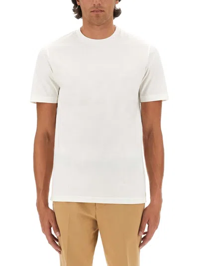 Hugo Boss X Aston Martin T-shirt With Embossed Logo In White