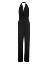 Hugo Boss Boss Blazer Halter Jumpsuit In Black