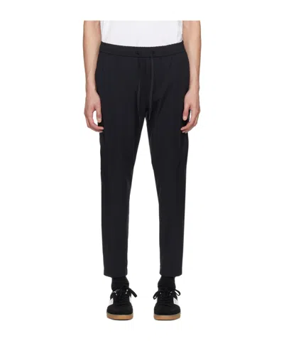 Hugo Boss Drawback Waist Work Casual Pants In Black
