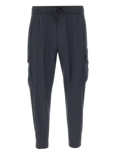 Hugo Boss Drawstring Cargo Trousers In Brown