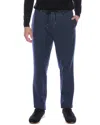 Hugo Boss Drawstring Cashmere-blend Trouser In Blue