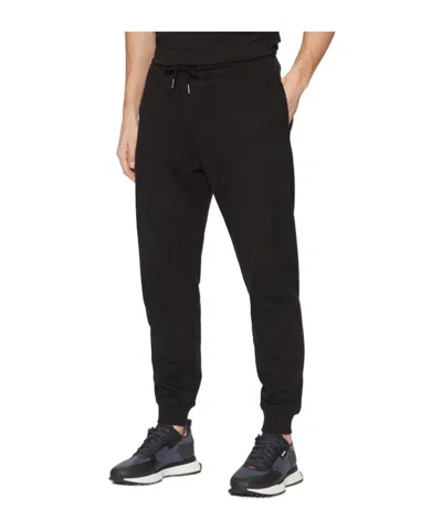 Hugo Boss Drawstring Casual Pants In Black