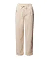 Hugo Boss Drawstring Casual Pants In Nude
