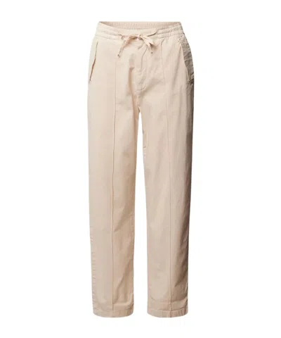 Hugo Boss Drawstring Casual Pants In Nude
