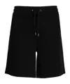 Hugo Boss Drawstring Elastic Waist Shorts In Black