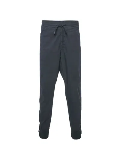 Pre-owned Hugo Boss Drawstring Cuffed Track Pants In Blue