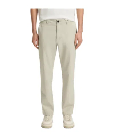 Hugo Boss Drawstring-cuffed Trousers In White