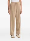 Hugo Boss Drawstring-detail Track Pants In Neutral