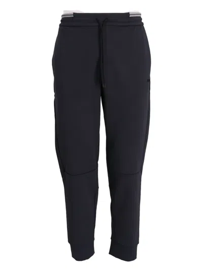 Hugo Boss Drawstring-fastening Trousers In Black