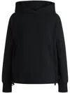 Hugo Boss Hoodie With Embroidered Logo In Black